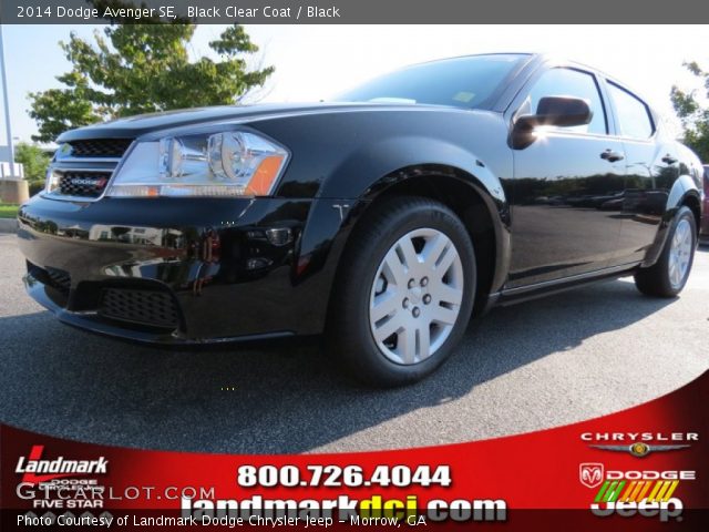 2014 Dodge Avenger SE in Black Clear Coat