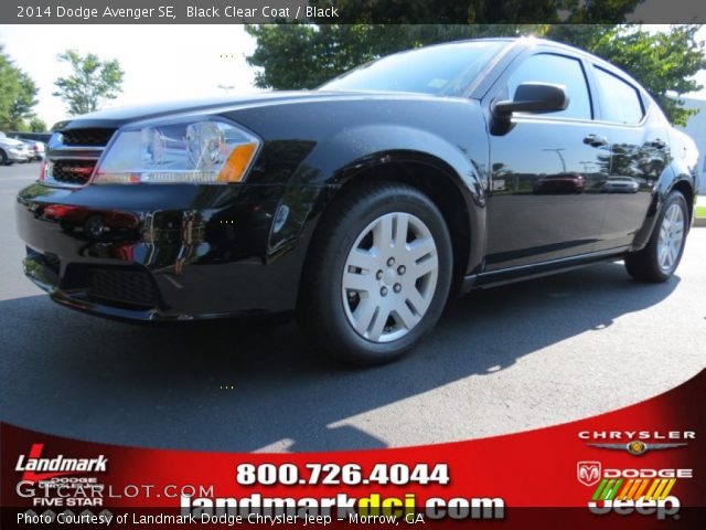 2014 Dodge Avenger SE in Black Clear Coat