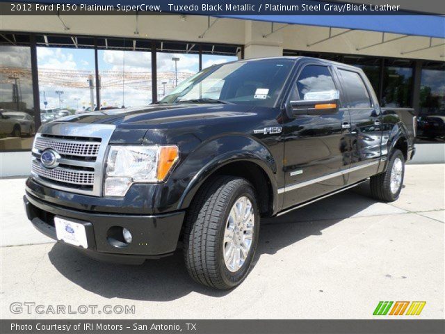 2012 Ford F150 Platinum SuperCrew in Tuxedo Black Metallic