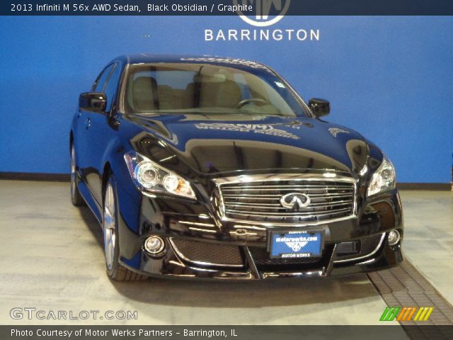 2013 Infiniti M 56x AWD Sedan in Black Obsidian