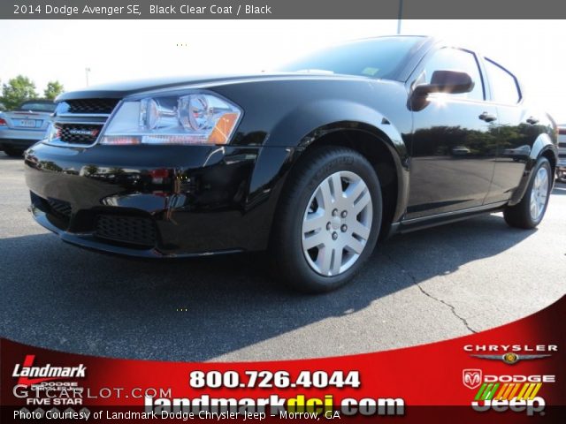 2014 Dodge Avenger SE in Black Clear Coat