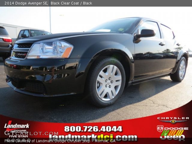 2014 Dodge Avenger SE in Black Clear Coat