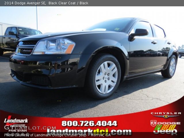 2014 Dodge Avenger SE in Black Clear Coat
