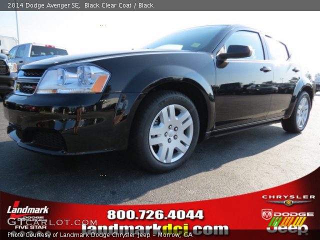 2014 Dodge Avenger SE in Black Clear Coat