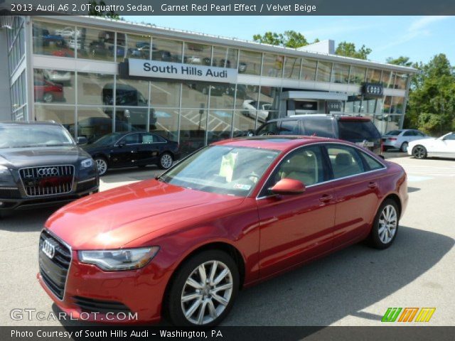 2013 Audi A6 2.0T quattro Sedan in Garnet Red Pearl Effect