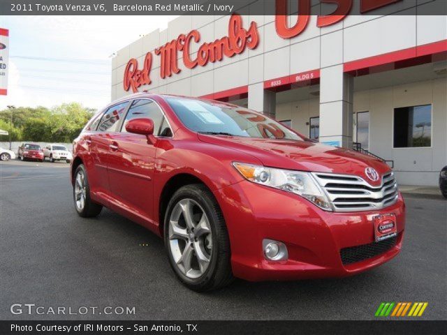 2011 Toyota Venza V6 in Barcelona Red Metallic