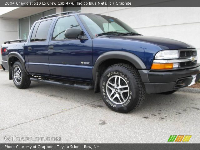 2004 Chevrolet S10 LS Crew Cab 4x4 in Indigo Blue Metallic