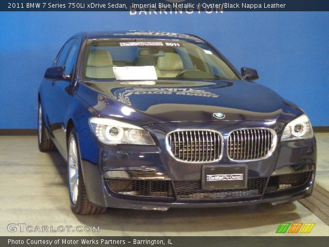 2011 BMW 7 Series 750Li xDrive Sedan in Imperial Blue Metallic