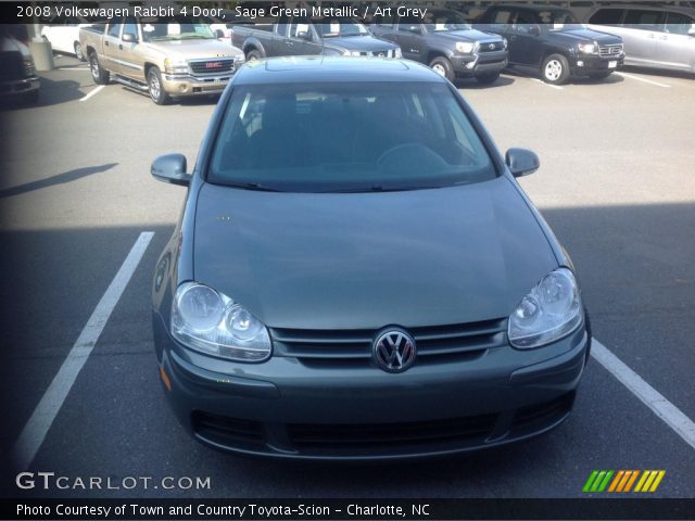 2008 Volkswagen Rabbit 4 Door in Sage Green Metallic