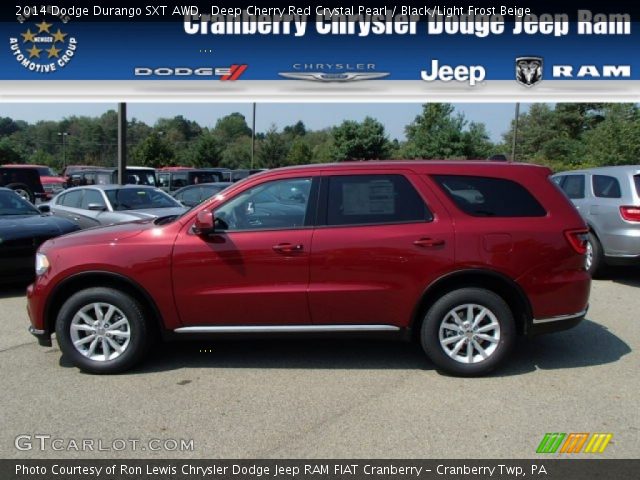2014 Dodge Durango SXT AWD in Deep Cherry Red Crystal Pearl