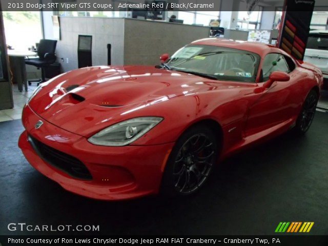 2013 Dodge SRT Viper GTS Coupe in Adrenaline Red