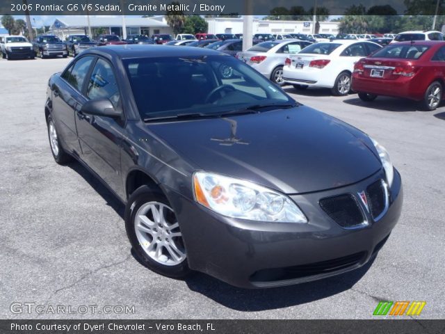 2006 Pontiac G6 V6 Sedan in Granite Metallic
