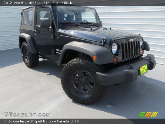 2012 Jeep Wrangler Sport 4x4 in Black