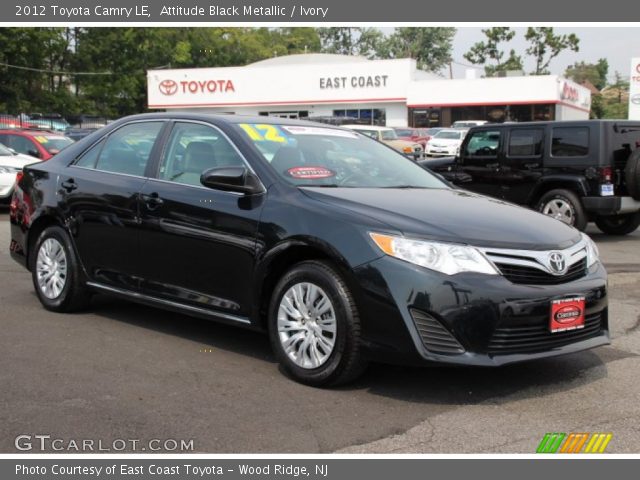 2012 Toyota Camry LE in Attitude Black Metallic