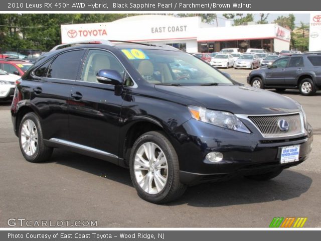 2010 Lexus RX 450h AWD Hybrid in Black Sapphire Pearl