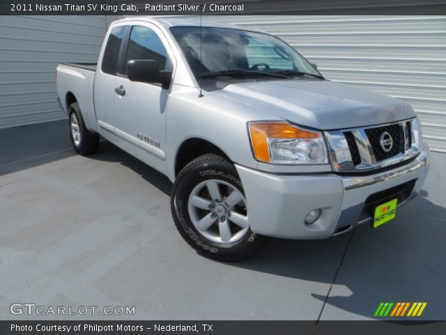 2011 Nissan Titan SV King Cab in Radiant Silver