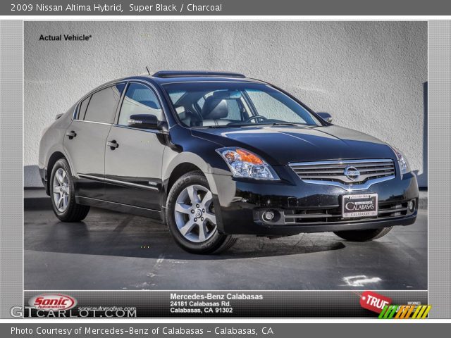 2009 Nissan Altima Hybrid in Super Black