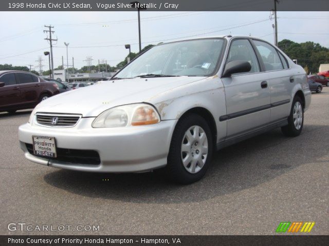 1998 Honda Civic LX Sedan in Vogue Silver Metallic