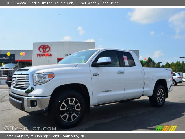 2014 Toyota Tundra Limited Double Cab in Super White