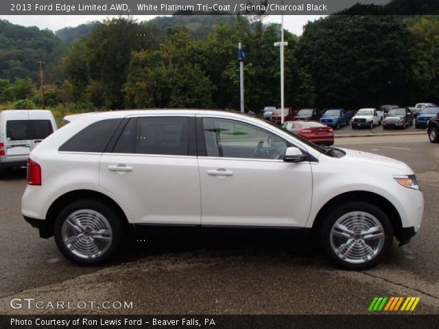 2013 Ford Edge Limited AWD in White Platinum Tri-Coat