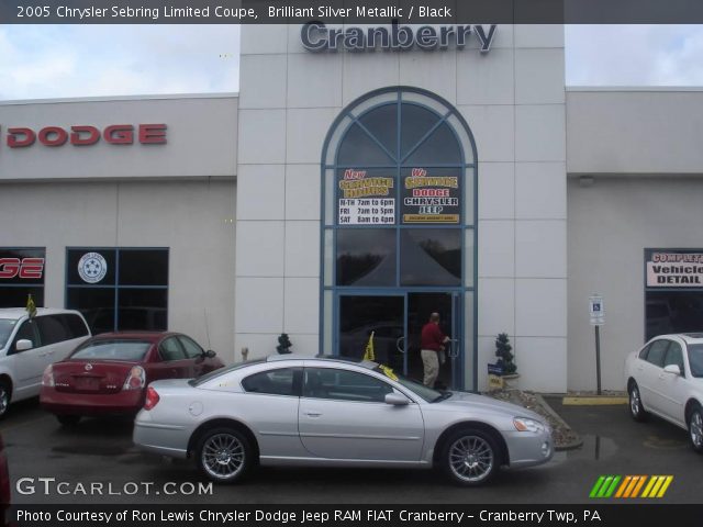 2005 Chrysler Sebring Limited Coupe in Brilliant Silver Metallic