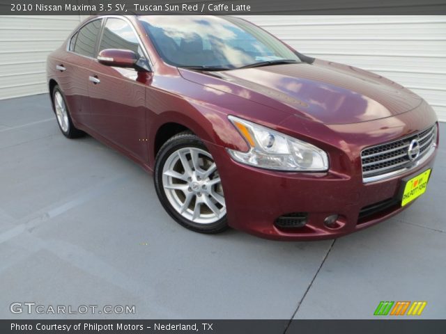 2010 Nissan Maxima 3.5 SV in Tuscan Sun Red