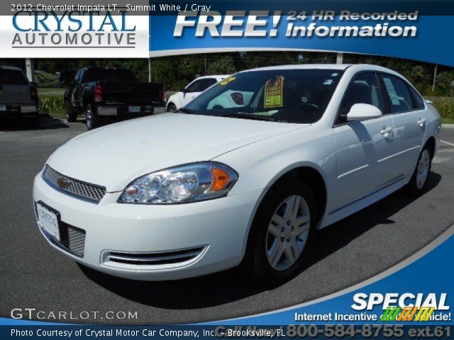 2012 Chevrolet Impala LT in Summit White