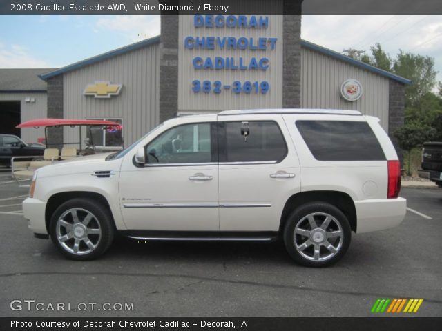 2008 Cadillac Escalade AWD in White Diamond