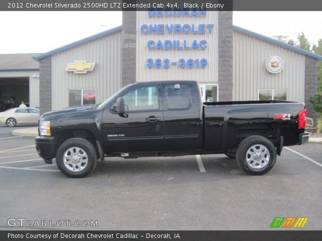 2012 Chevrolet Silverado 2500HD LTZ Extended Cab 4x4 in Black