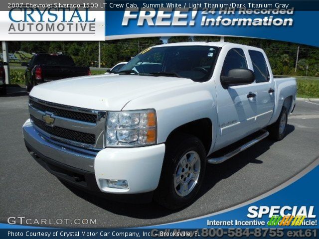 2007 Chevrolet Silverado 1500 LT Crew Cab in Summit White