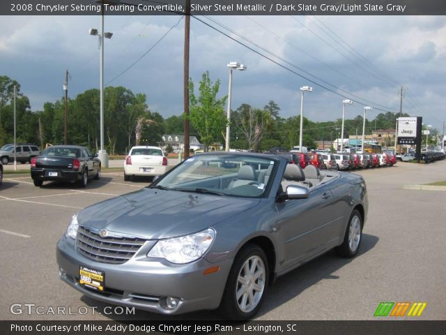 2008 Chrysler Sebring Touring Convertible in Silver Steel Metallic
