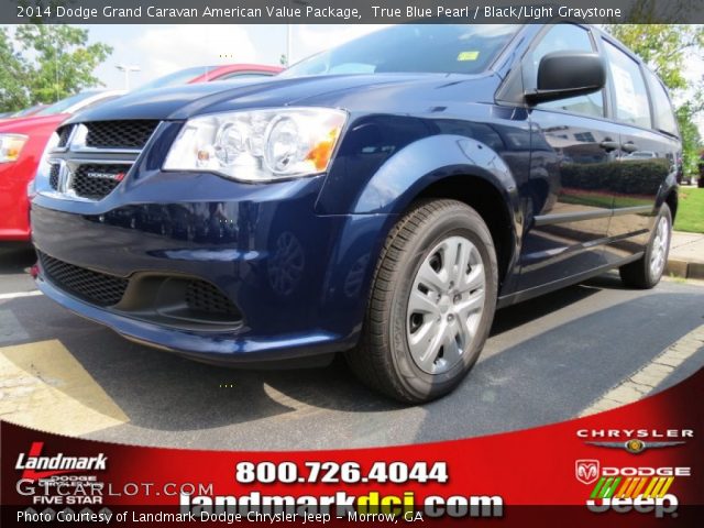 2014 Dodge Grand Caravan American Value Package in True Blue Pearl