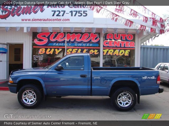 2004 Dodge Dakota Sport Regular Cab 4x4 in Atlantic Blue Pearl