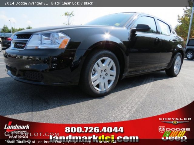 2014 Dodge Avenger SE in Black Clear Coat
