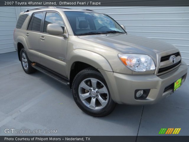 2007 Toyota 4Runner Limited in Driftwood Pearl