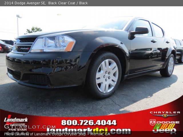 2014 Dodge Avenger SE in Black Clear Coat