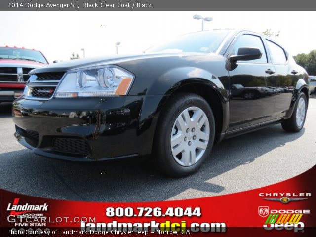 2014 Dodge Avenger SE in Black Clear Coat