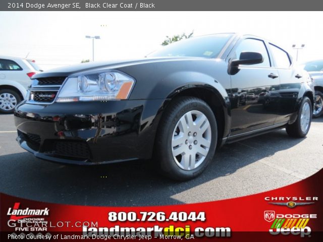 2014 Dodge Avenger SE in Black Clear Coat