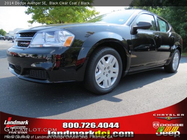 2014 Dodge Avenger SE in Black Clear Coat
