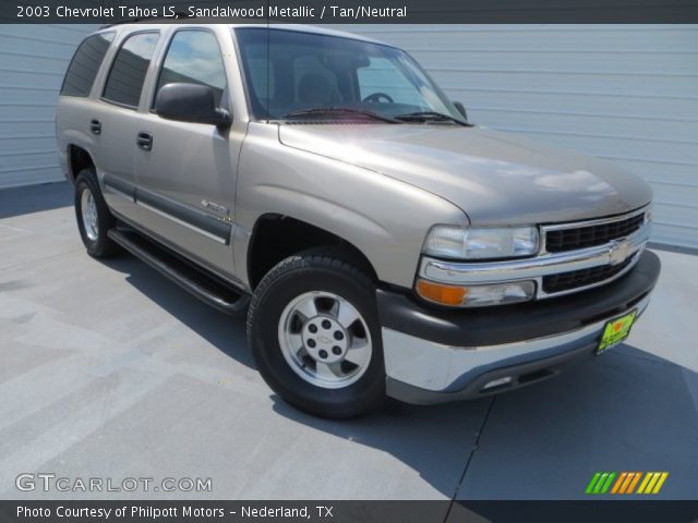 2003 Chevrolet Tahoe LS in Sandalwood Metallic