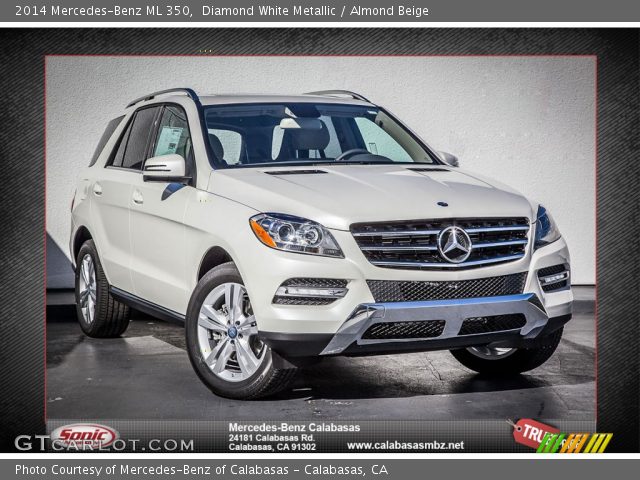 2014 Mercedes-Benz ML 350 in Diamond White Metallic