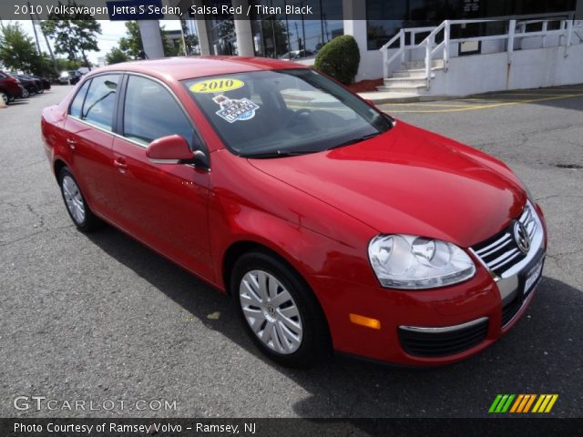 2010 Volkswagen Jetta S Sedan in Salsa Red