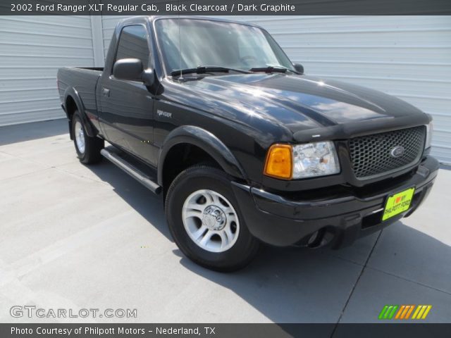 2002 Ford Ranger XLT Regular Cab in Black Clearcoat