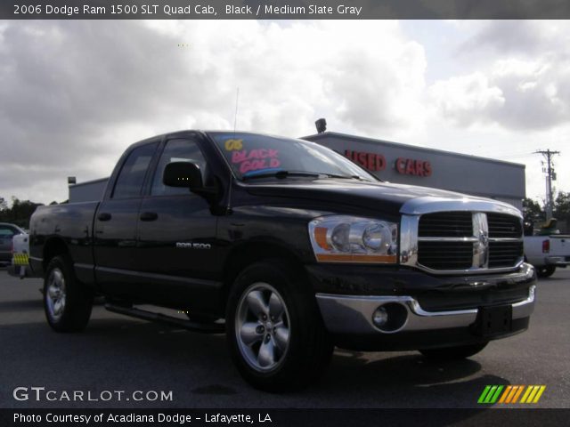 2006 Dodge Ram 1500 SLT Quad Cab in Black