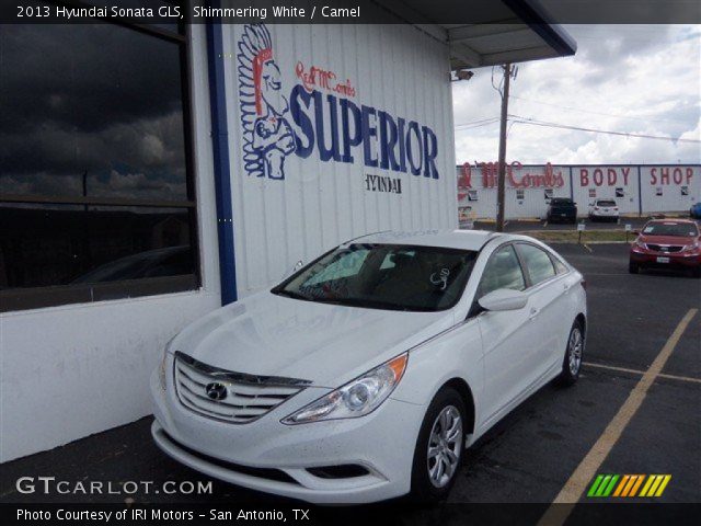 2013 Hyundai Sonata GLS in Shimmering White