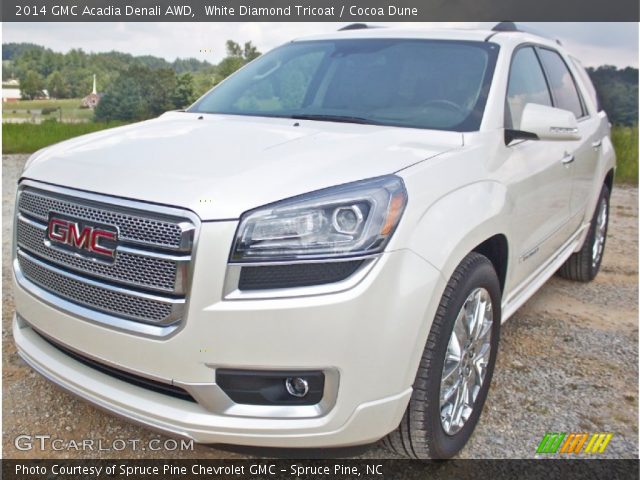 2014 GMC Acadia Denali AWD in White Diamond Tricoat