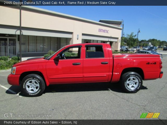 2005 Dodge Dakota SLT Quad Cab 4x4 in Flame Red