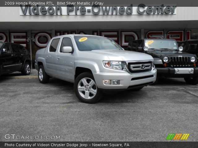 2009 Honda Ridgeline RTL in Billet Silver Metallic