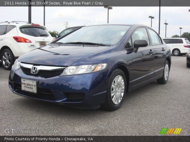 2011 Honda Civic DX-VP Sedan in Royal Blue Pearl