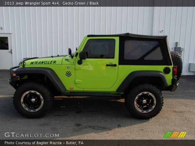 2013 Jeep Wrangler Sport 4x4 in Gecko Green